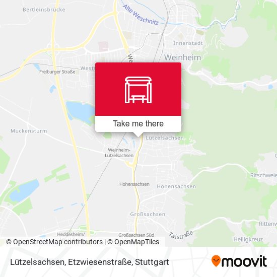 Lützelsachsen, Etzwiesenstraße map