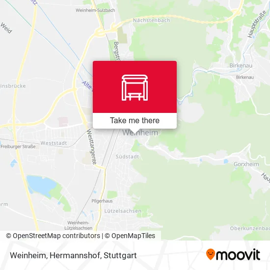 Карта Weinheim, Hermannshof