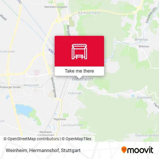 Карта Weinheim, Hermannshof