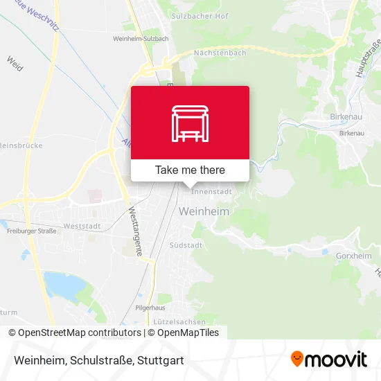 Карта Weinheim, Schulstraße