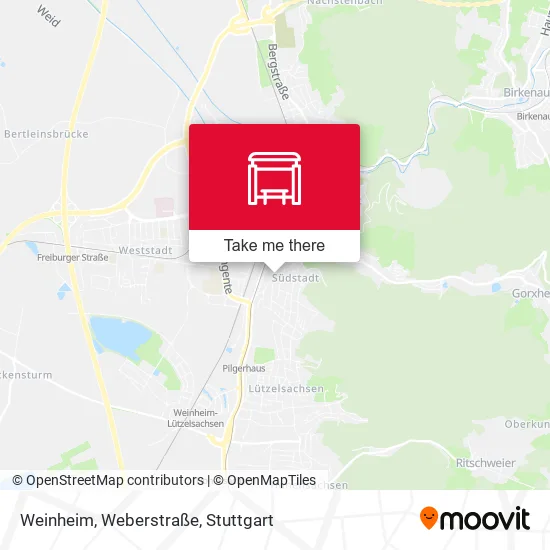 Карта Weinheim, Weberstraße