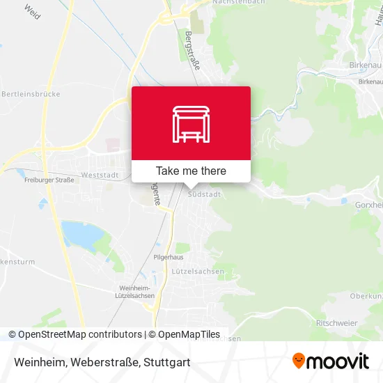 Карта Weinheim, Weberstraße