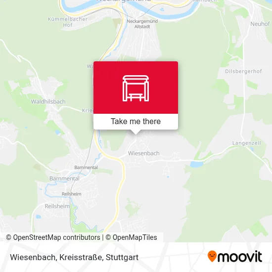 Wiesenbach, Kreisstraße map