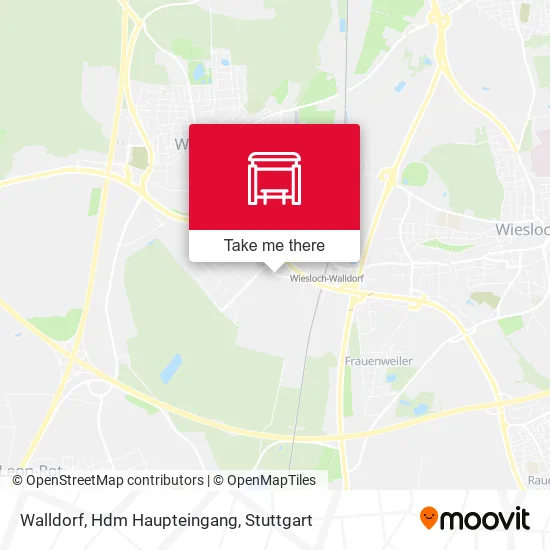 Карта Walldorf, Hdm Haupteingang