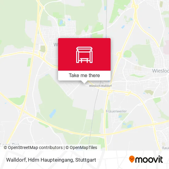 Карта Walldorf, Hdm Haupteingang