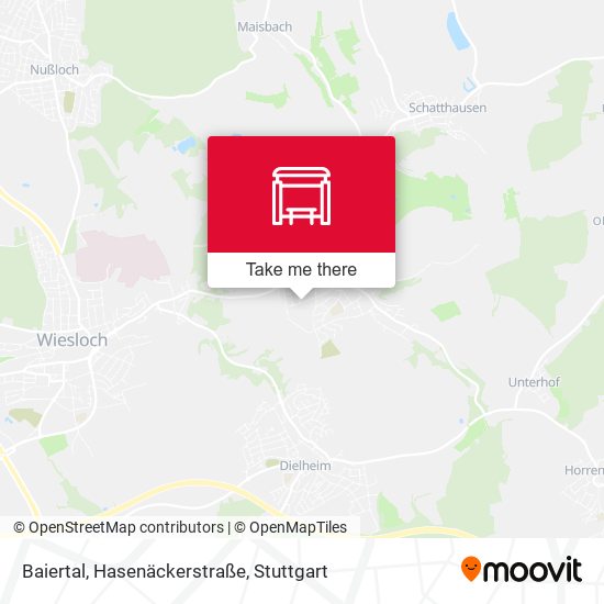 Baiertal, Hasenäckerstraße map
