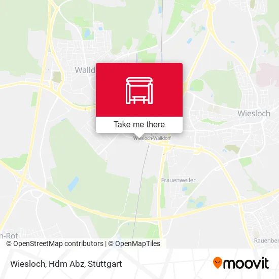 Карта Wiesloch, Hdm Abz