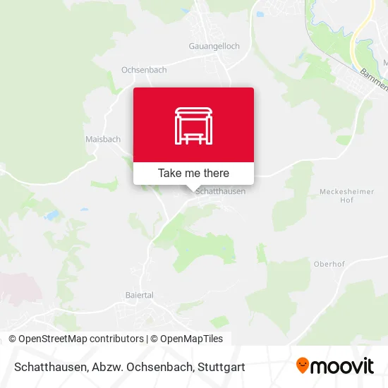 Карта Schatthausen, Abzw. Ochsenbach
