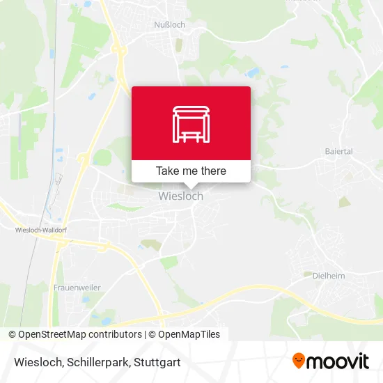 Карта Wiesloch, Schillerpark