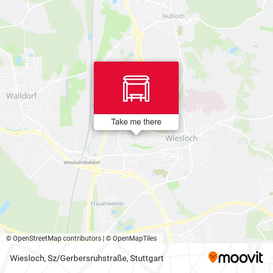 Карта Wiesloch, Sz/Gerbersruhstraße