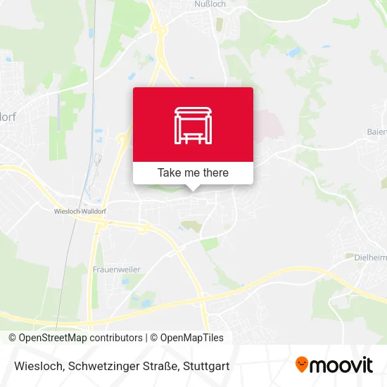 Карта Wiesloch, Schwetzinger Straße