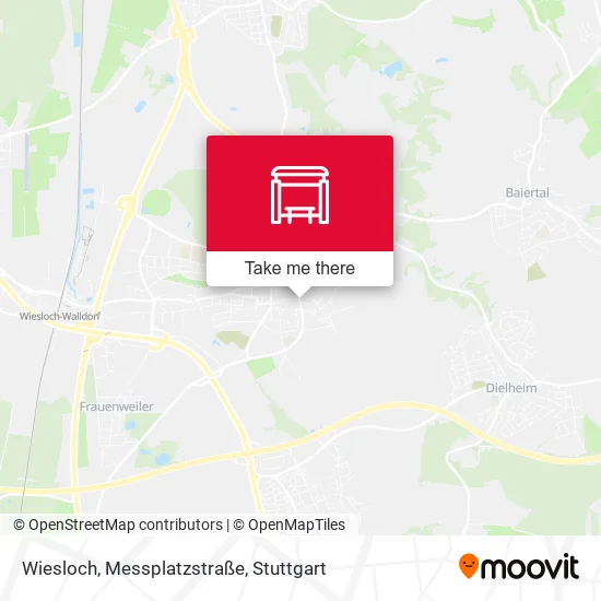 Карта Wiesloch, Messplatzstraße