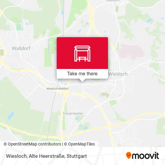Карта Wiesloch, Alte Heerstraße