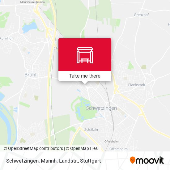 Schwetzingen, Mannh. Landstr. map