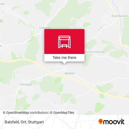 Карта Balzfeld, Ort