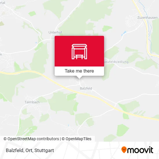 Карта Balzfeld, Ort