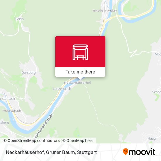 Neckarhäuserhof, Grüner Baum map