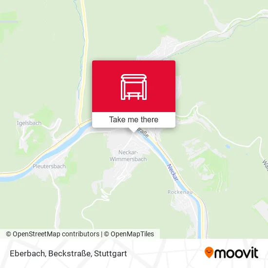 Карта Eberbach, Beckstraße