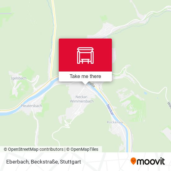 Карта Eberbach, Beckstraße