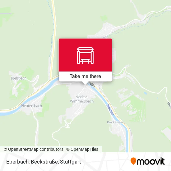 Карта Eberbach, Beckstraße