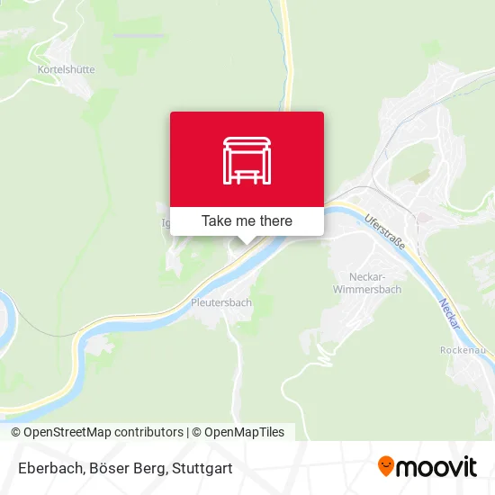 Карта Eberbach, Böser Berg