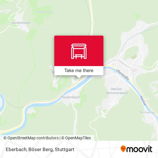 Карта Eberbach, Böser Berg