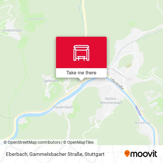 Карта Eberbach, Gammelsbacher Straße