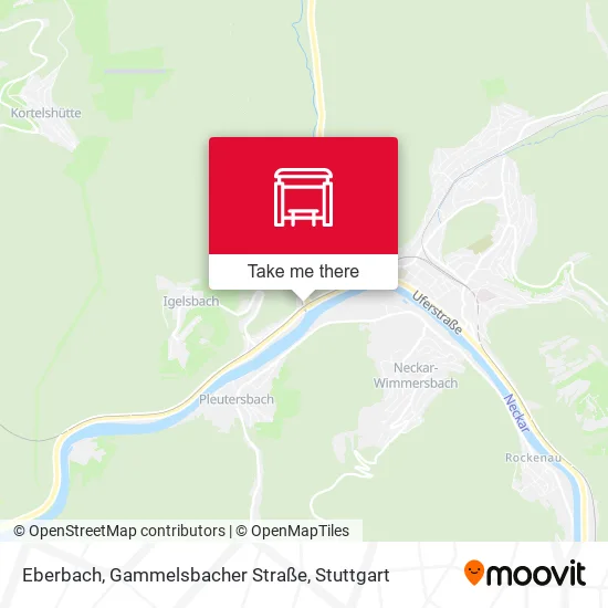 Карта Eberbach, Gammelsbacher Straße