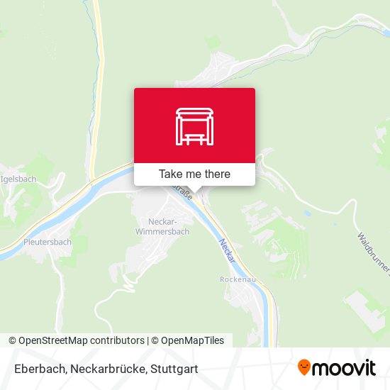 Eberbach, Neckarbrücke map