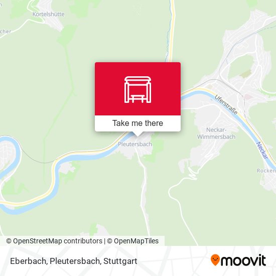 Карта Eberbach, Pleutersbach