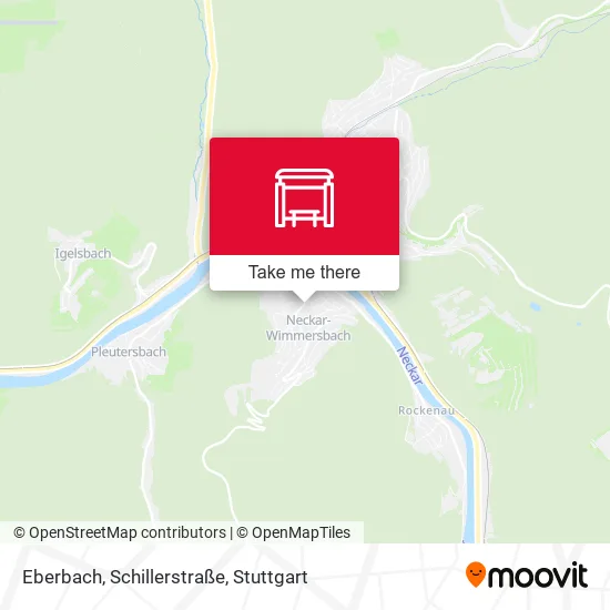 Карта Eberbach, Schillerstraße