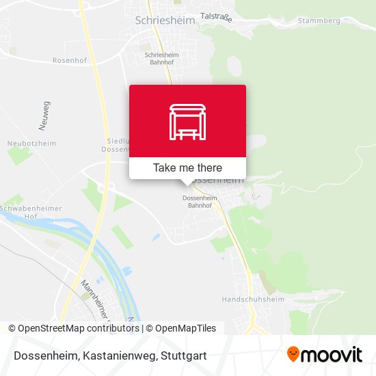 Dossenheim, Kastanienweg map