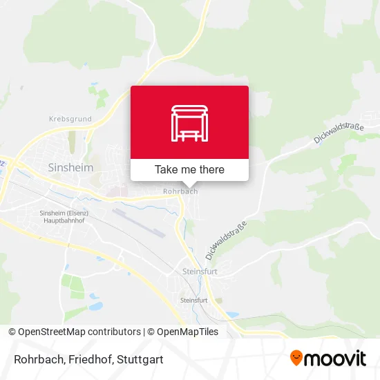 Карта Rohrbach, Friedhof