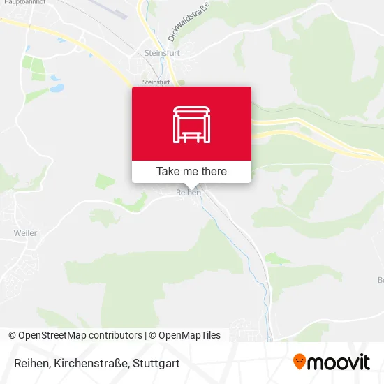 Карта Reihen, Kirchenstraße