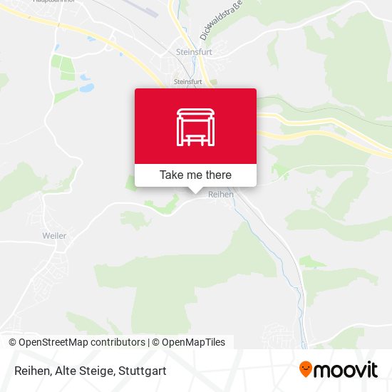 Карта Reihen, Alte Steige