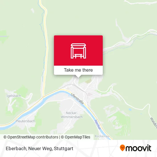Карта Eberbach, Neuer Weg