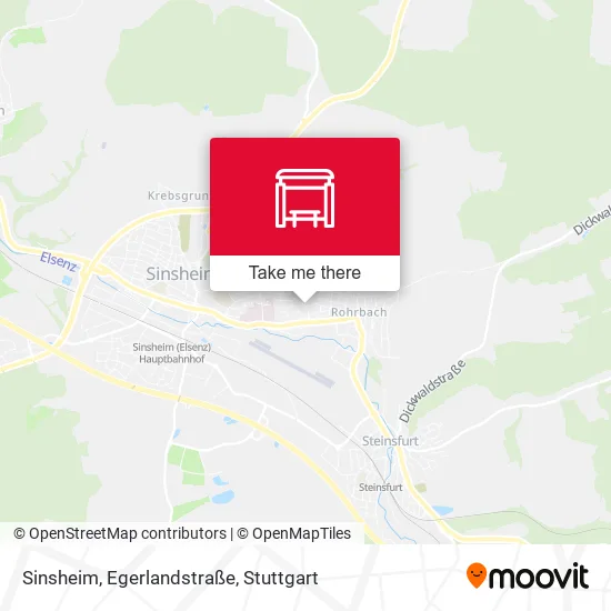 Карта Sinsheim, Egerlandstraße