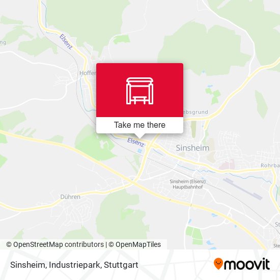 Sinsheim, Industriepark map