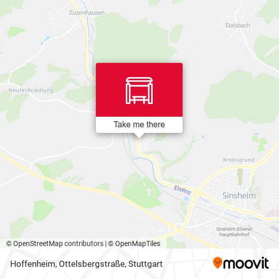 Hoffenheim, Ottelsbergstraße map