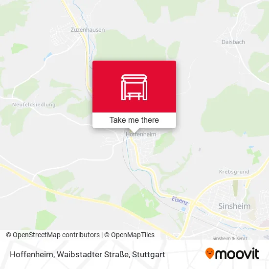 Карта Hoffenheim, Waibstadter Straße