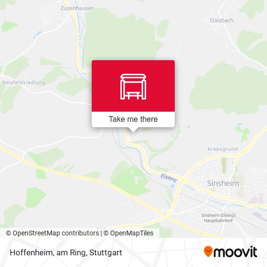 Карта Hoffenheim, am Ring