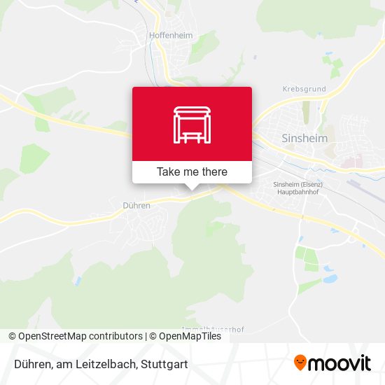 Dühren, am Leitzelbach map