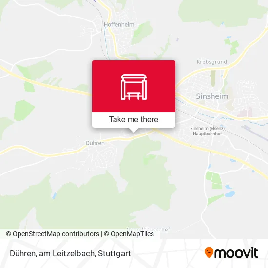 Карта Dühren, am Leitzelbach