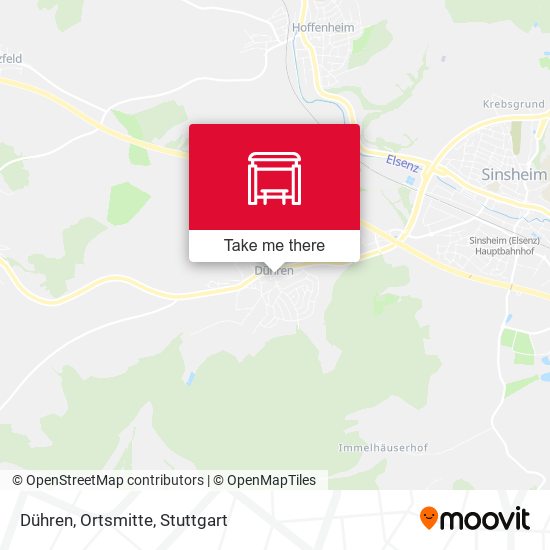 Карта Dühren, Ortsmitte