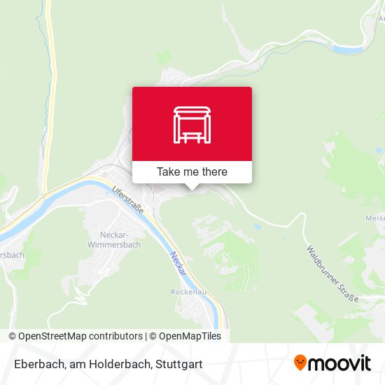 Карта Eberbach, am Holderbach