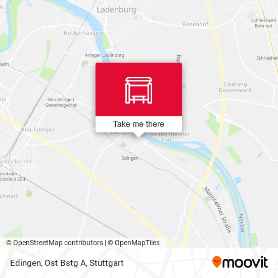 Карта Edingen, Ost Bstg A
