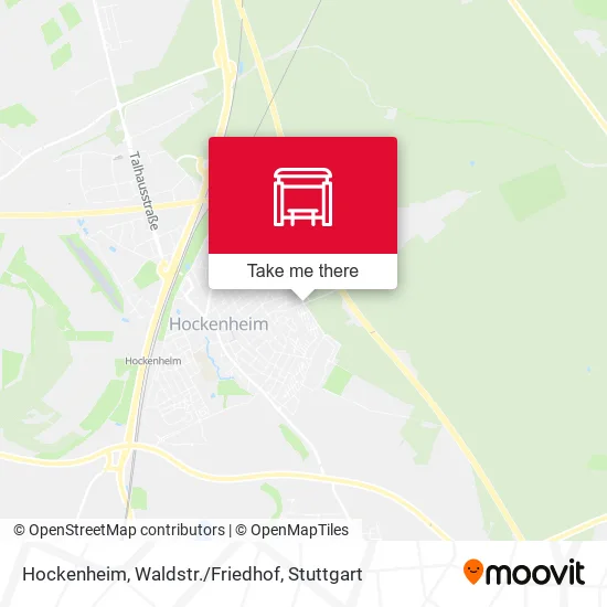 Карта Hockenheim, Waldstr./Friedhof