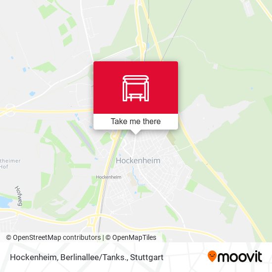 Карта Hockenheim, Berlinallee/Tanks.
