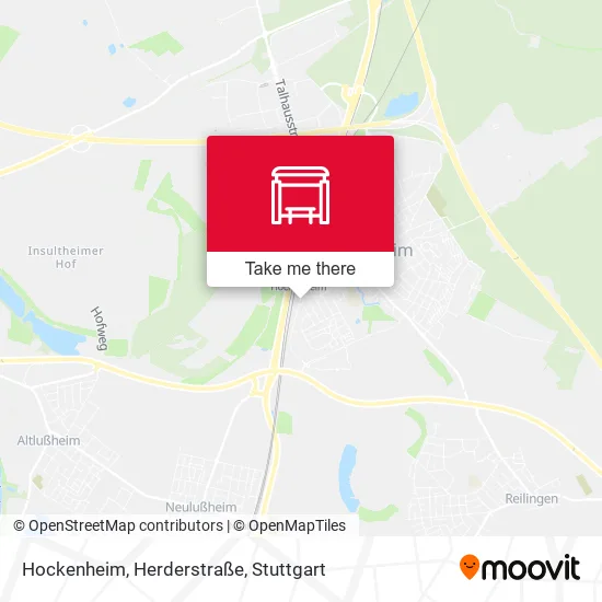 Карта Hockenheim, Herderstraße
