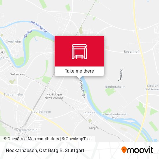 Neckarhausen, Ost Bstg B map